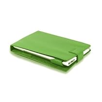 MiniSuit Leather Case for Amazon Kindle with Adjustable Leather Stand fit Kindle 1st Gen Only (Green)