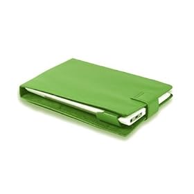 MiniSuit Leather Case for Amazon Kindle with Adjustable Leather Stand fit Kindle 1st Gen Only (Green)