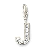 Thomas Sabo Letter J Charm, Sterling Silver
