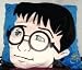 Harry Potter Face Plush Toss Pillow