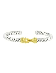 Gold Hook Illusion Cuff Bracelet