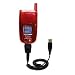 Coiled Power Hot Sync and Charge USB Data Cable w/ Tip Exchange for the Sanyo PM-8200 - Gomadic Bran