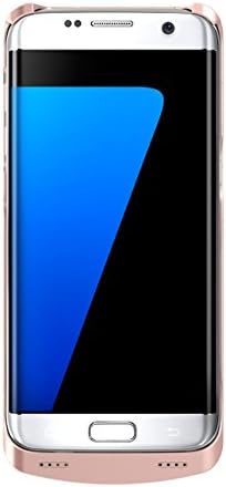 Galaxy S7 Edge Battery Case,Los Gears 5200mAh Portable Charger Battery Pack[Full Coverage]External Rechargeable Protective Cas7e For Samsung Galaxy S7 Edge (rose gold)