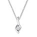 Sirena Diamond Solitaire Pendant 1/20ct
