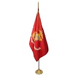 3 x 5 Feet Marine Corps Nylon - outdoor Military Flag Made in US.