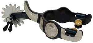 Black Satin Jingle Bob Spurs