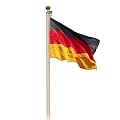 Fahnenmast Fahnenstange Flaggenmast Alu 6,20m DE Fahne