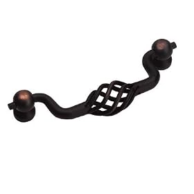 Amerock Village Classics 96mm Bird Cage Bail Pull Oil Rubbed Bronze