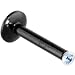 14 Gauge Black Titanium Bioplast Light Blue Gem Monroe 3/8 Inches