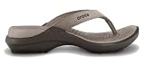 crocs Women's Capri IV Sandal,Mushroom/Espresso,8 M US