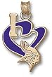Cleveland Indians "I Heart Chief Wahoo" 3/4" Enamel Enamel Pendant -14K/10K, SS or Gold Plated