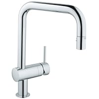GROHE 32319000 Minta Dual Spray Pull Down Kitchen Faucet, Chrome
