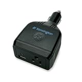 Kensington Auto Power Inverter with USB Power Port for Emergency Power, Battery Backup (K38022US)
