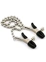 California Exotics Nipple Clamps, Silver Beaded