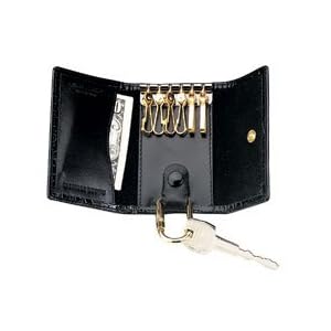 Buy Budd Leather European Crocodile Bidente 6 Hook Key Case by Budd Leather