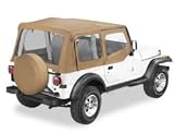 Bestop Replace A Top -51120-37- Color: Spice/ incl. Half Door Skins / Clear Windows / Fits: 88-95 Jeep Wrangler YJ