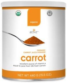Organic Whole Food Carrot Juice Powder by Activz - 6 Pack