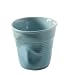 Revol Froisses Azur Crumpled Espresso Tumbler Set Set of 6