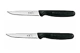 Wenger Grand Maitre 4-1/2-Inch Serrated Steak Knife, Set of 2