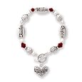 Teacher Silver & Crystal Expressively Yours Bracelet