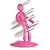 Voodoo kitchen pink knife block stainless steel set