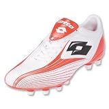 Lotto Zhero Flash Tre Soccer Shoes (Wh/Fiery Red)