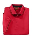 Cotton Jersey Men's Short-Sleeve Polo with Tipping