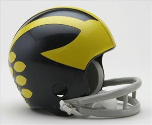 Michigan Wolverines 1958-68 Throwback Mini Helmet
