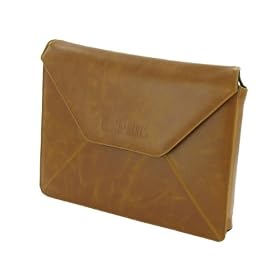 COOL BANANAS Envelope Leather Case in brown for MSI Wind U100 10,2
