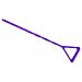 Heathrow Scientific HD8151 ABS Disposable Delta Cell Sterile Spreaders, 172mm Length x 37mm Width x 4mm Height
