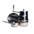 Ethos Double Pour Saucepan Set, Copper Based, Stainless Steel, 5 Piece