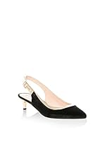 Hannibal Laguna Zapatos de talón abierto Brali (Negro)