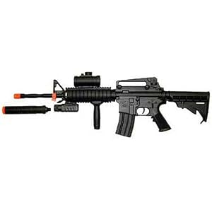 Heavy M4 M16 Replica Airsoft Gun Double Eagle M83 A2 Full Automatic Electric Rifle
