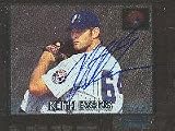 Keith Evans, Montreal Expos, 2000 Bowman Autographed Card
