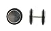 Stainless Steel Fake Plug - 18g Wire - 0g Fake Part - Sold as a Pair