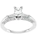 14K White Gold Diamond Semi Mount Engagement Ring