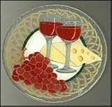 Peggy Karr Wine Salad Plate 8-in.