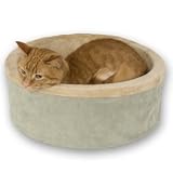 K&H Thermo-Kitty Bed, 16-Inch Diameter, Sage