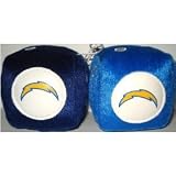 San Diego Chargers Fuzzy Dice