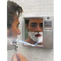 Fog Free Mirror with Light and Clock