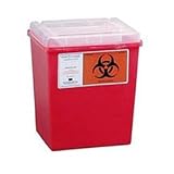 2-Gallon Sharps Container, 8-1/2w X 7-1/4d X 10h