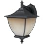 Thomas Lighting SL9156-7 Trent - Four Light Outdoor Wall Fixture, Matte Black Finish with Aged Linen Glass