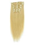 Human Hair Clip in Extension 7pcs #22,70g He09