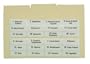 Coupon Organizer Divider Index Cards 125 LB Stock 24ea