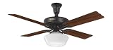 52 Hotel Original Ceiling Fan Black Cherry Blades NEW