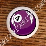 SPORTS RECREATION BILLIARDS POOL #4 BALL DRAWER PULLS KNOBS