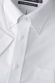 Pure Cotton Quick Iron Short Sleeve Oxford Shirt