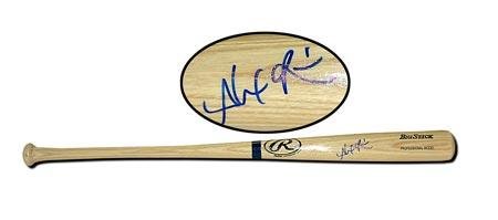 Rawlings Big Stick Bat signed by Toronto Blue Jays Alex Rios - Autographed MLB Bats