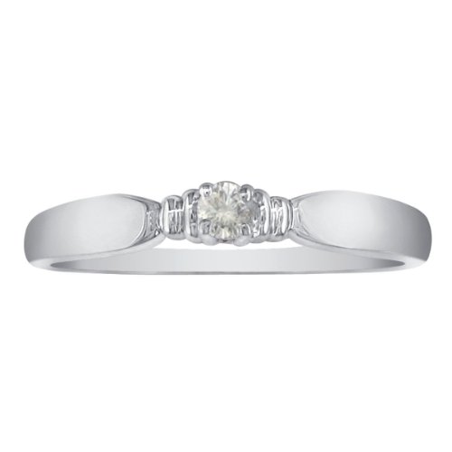 White Gold Tailored Diamond Promise Ring, Available Ring Sizes 4-10 ... White Gold Tailored Diamond Promise Ring, Available Ring Sizes 4-10 ...