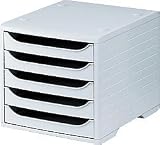 Produkt-Bild: 5 Star 275-8427.885 B&uuml;roboxen 270x340x255 mm grau/grau Kunststoff
